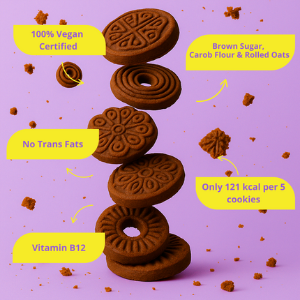 Galletitas Veganas de Chocolate – Caja x 6 unidades de 170g