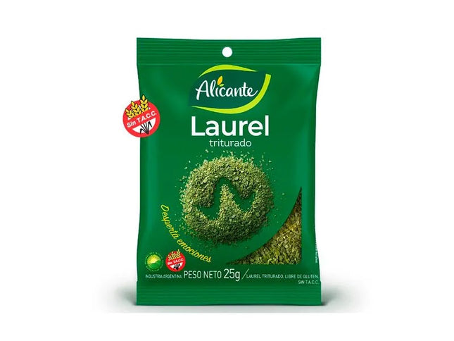 Laurel Alicante Sin TACC, 25 g / 0,88 oz
