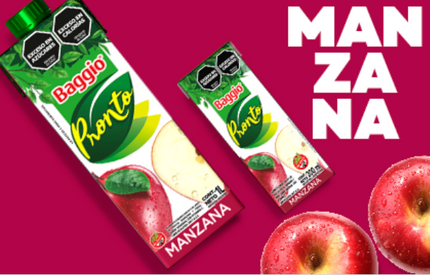 Jugo Baggio Pronto de Manzana, 1 L / 33.81 oz