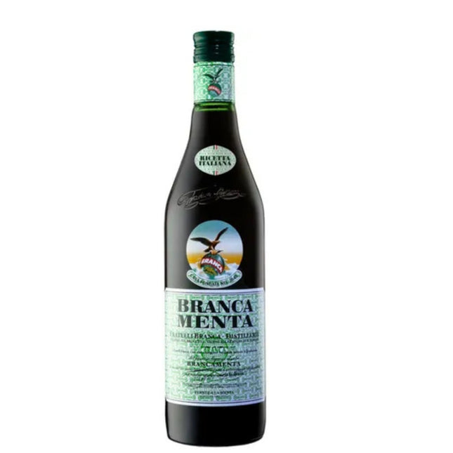 Fernet Argentino Branca - Menta, Botella de 750 ml / 25.36 oz