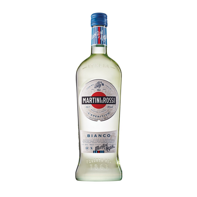 Martini Bianco Vermouth 1000 ml 33.8 oz aperitivo italiano blanco suave y aromático ideal para cocktails Bianco Tonic y Martini Spritz