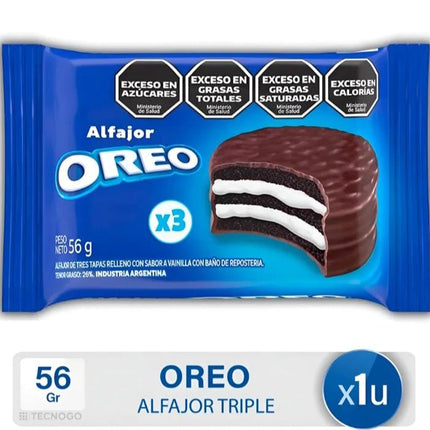Alfajor Milka Triple Oreo 56 g / 1.97 oz (Pack of 6)