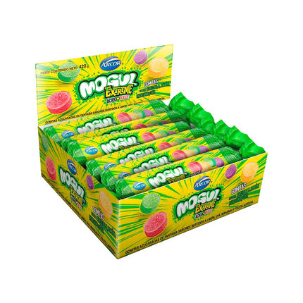 Mogul Fruit Gummies - in a Roll - Arcor, 35 g / 1.23 oz (Box of 12 units)