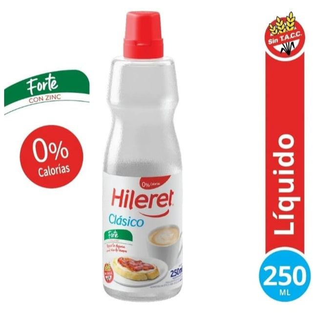 Edulcorante Hileret clasico liquido, 250 ml