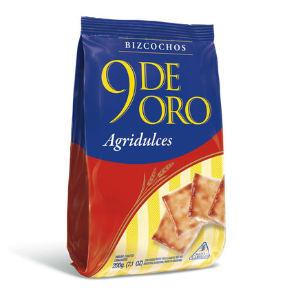 Bizcochos 9 de Oro 200 g – Envio internacional